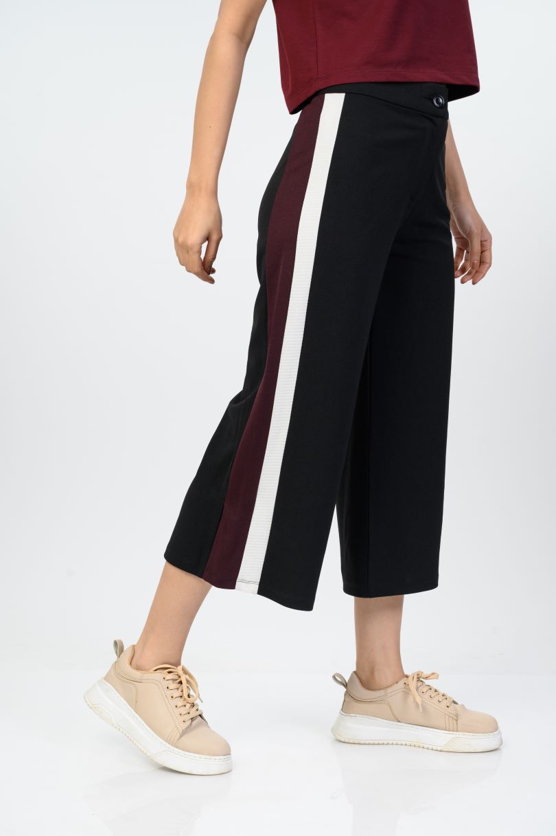 Ladies Colour Block Pant - Calf Length - Altruism Fashion LLP