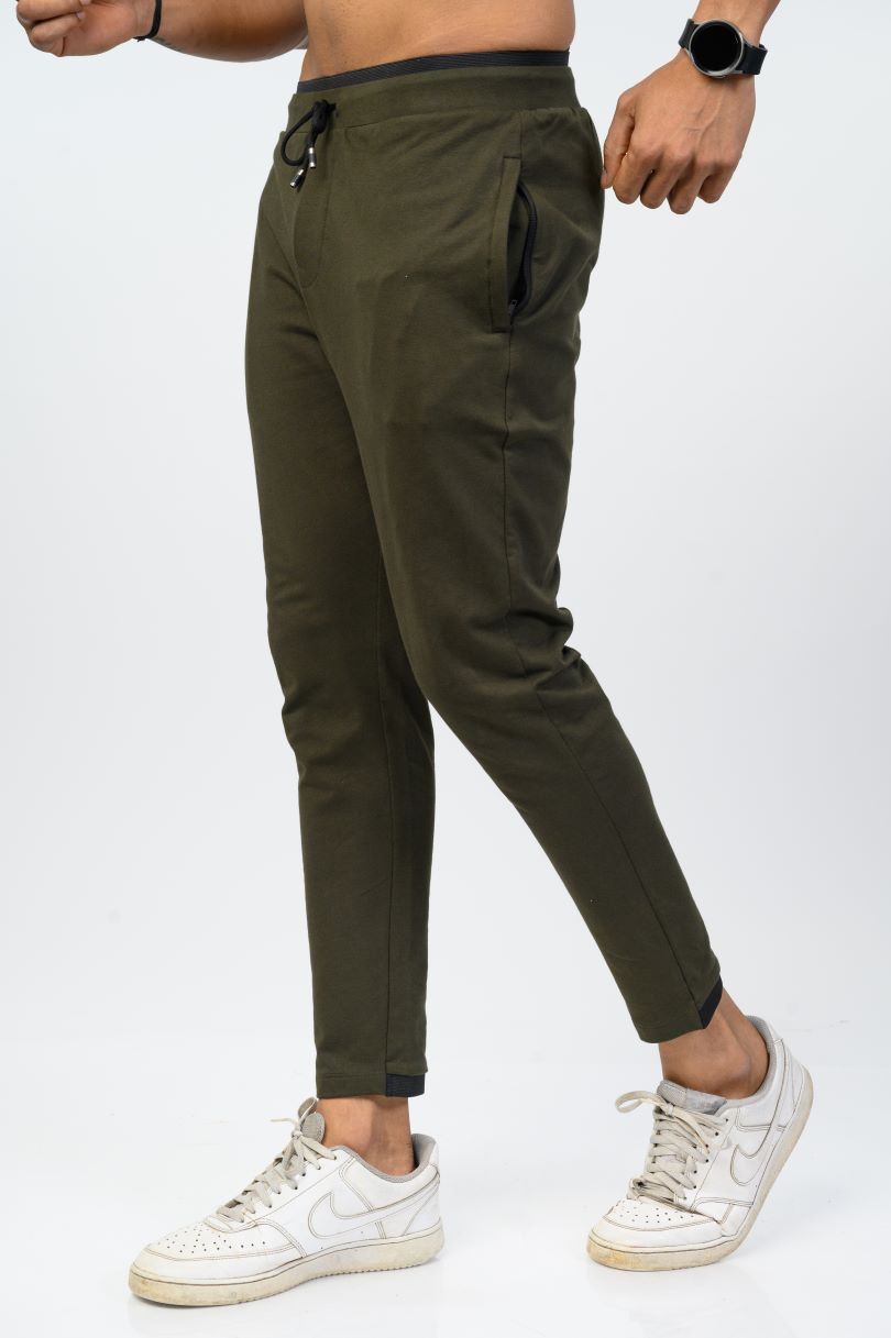 Mens Track Pant With Double Elasticated Waistband - Altruism Fashion LLP